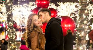 Maybe you would like to learn more about one of these? Couple Poses In Christmas Themed Nyc Engagement Photos