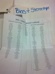 Inside Of The Bias And Stereotype Foldable By Nicole Vaughn Teacher At East Robertson High School Teachers Toolbox Middle School Reading English Classroom