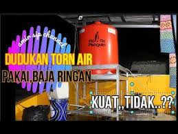 Daftar harga jual tangki air, tandon air, toren air terbaru 2016 daftar harga jual tangki air, tandon air, pin. Cara Bikin Dudukan Torn Air Pakai Baja Ringan Kuat Atau Roboh Youtube