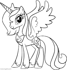 She is a beautiful pony who teaches the. My Little Pony Coloring Pages Coloringall