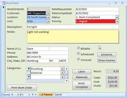 Microsoft Access Work Order Seminar Tutorial Excel Tutorials Preventive Maintenance Microsoft