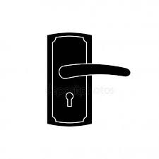 Door Handle Icon Vector Isolated On White Background Stock Vector Affiliate Icon Vector Door Handle Ad Door Handles White Background Vector