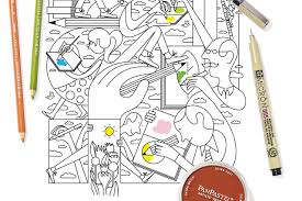 Thousands of complex images for advanced colorists ready to print! How To Color Like An Artist Tips For Adult Coloring Converts Wsj