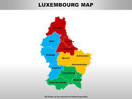 Its capital, luxembourg city, is one of the four official capitals of. Luxembourg Map Powerpoint Maps Presentation Graphics Presentation Powerpoint Example Slide Templates