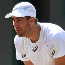 Steve Johnson breaks down in tears against Marin Cilic at his first  Wimbledon since the sudden death of his father