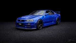 Information on vin, production, models, colours and more! Otto Mobile Nissan Skyline Gt R R34 Nismo Z Tune Spec Metallic Blue 1 18 A Photo On Flickriver