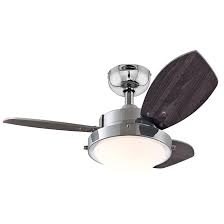 Alternatively, in a room that does not have a focal light source, ceiling fans with lights offer you a double solution. Westinghouse Ceiling Fan Led 3 Blades 30 Chrome 7224114 Rona