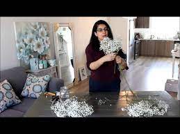 Lipstick, tissues, breath mints and such. Diy Baby S Breath Bouquet Youtube