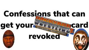 Ps1, ps2, 3ds, wii, wii u, gamecube, nintendo 64, megadrive is region locked. Pan Pizza On Twitter Now We Ll See Who The True Fans Of Backyard Wrestling 2 There Goes The Neighborhood On Ps2 And Xbox Are