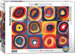 Online jigsaw puzzles have never been more exciting! Wassily Kandinsky Colour Study Of Squares 1000pc Jigsaw Puzzle From Jigsaw Puzzles Direct Order Today And Get Free Delivery