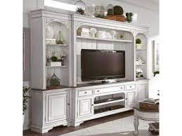 Liberty Furniture Magnolia Manor 4 Piece Entertainment Wall Unit Zak S Home Wall Unit Entertainment Wall Liberty Furniture
