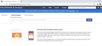 Log into facebook to use this tool. How To Fix The Facebook Link Thumbnail Not Working Error