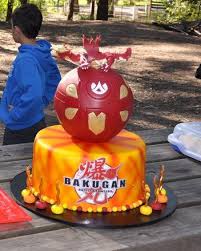 Bakugan Cake Ethans Birthday Cake My Son Inspired With A Tutorial For The Dragon On The Internet Birthday Birthday Cake 10th Birthday Parties