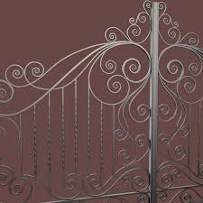 Wrought Iron Gate 3d Model Wrought Iron Gate Wrought Iron Gates Iron Gate
