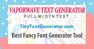 How are letters created in a vaporwave generator? Vaporwave Text Generator Full Width Vaporwave Text Font