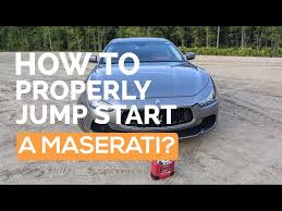 Cars that start with maserati. How To Properly Jump Start A Maserati Youtube