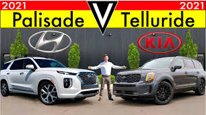 Hyundai palisade vs kia telluride. Hottest 3 Row 2021 Kia Telluride Nightfall Vs 2021 Hyundai Palisade Comparison Youtube
