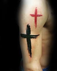 Contrary to popular belief cross a small tribal cross is another one of the ancient tattooing styles and traditionally done in solid black. Top 51 Simple Cross Tattoo Ideas 2021 Inspiration Guide