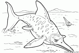 To print the coloring page: Coloring Page Ichthyosaurus
