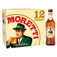 ► english beer brands‎ (3 p). Birra Moretti Lager Beer Bottles 12x330ml Sainsbury S
