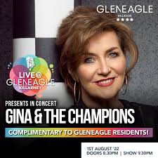 Monday night, August 1st, Gina & The Champions