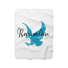 Aleksi faux fur throw blanket. Ravenclaw Hogwarts House Pride Throw Blanket Literary Lifestyle Company