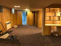 Some paneling (generally the really inexpensive types) is actually a photo of wood grain that has been glued to the if you are nervous about how your paneling will look, pick an inconspicuous spot and do a test patch. Painted Wood Paneling Rc Willey Blog