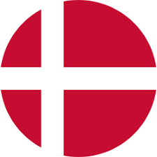 Strände mit der blauen flagge in dänemark. Denmark Flag Icon Country Flags