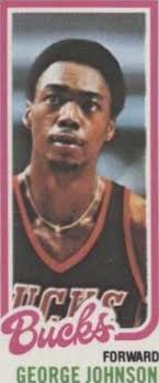 George Johnson Caldwell Jones rebounding Leader Sam Lacey,1980 81 Topps  B50b-3