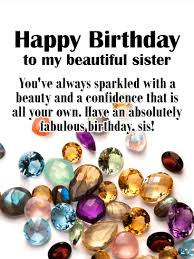 We did not find results for: Jewel Happy Birthday Card For Sister Birthday Greeting Cards By Davia Birthday Greetings For Sister Sister Birthday Quotes Sister Birthday Card