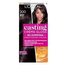 A deep conditioning mask and temporary color in one, this color depositing hair mask is available in seven shades and contains nourishing, hydrating ingredients. Casting Creme Gloss 200 Ebony Black Semi Permanent Hair Dye Superdrug