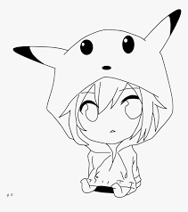 How to draw chibi easy? Pikachu Girl Drawing Chibi Girl Outlines Human Drawing Anime Pikachu Girl Drawing Hd Png Download Kindpng