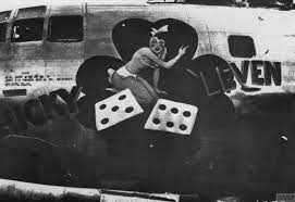 Asisbiz 42 24695 Boeing B-29 Superfortress 20AF 498BG873BS T6 Lucky 'Leven  nose art left side FRE11979