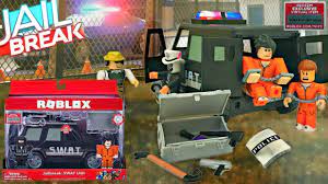 Buying all roblox toys from walmart videos 9tubetv. Roblox Jailbreak Swat Car Code Items Unboxing Gaming Jailbreak Toy Car Collectible Youtube