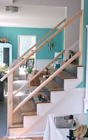 The process is easy and straightforward to learn if you don't have. Must See Modern Diy Stair Railing Makeover Tutorial Semigloss Design