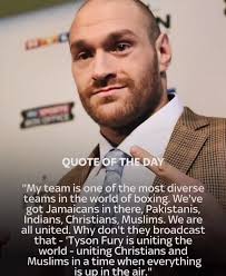 If i believe any man in history can beat me, i'm not gonna be the fighter i think i'm gonna be. Quote Of The Day Tyson Fury Keeping It Real Album On Imgur