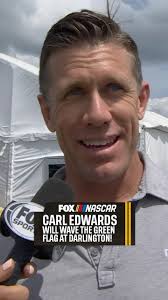 How awesome would a 2025 backflip be?!? Carl Edwards will wave the green  flag in Darlington! #NASCAR