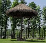 Fire Retardant Plastic Straw Thatch Roof Palm Thatch Roofing Artificial  Synthetic Grass Thatched Roof Gazebo