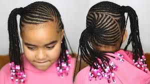 It's a very simple style that any kid is sure to love. Cute Ponytail Cornrows Back To School Kids Hairstyle Youtube