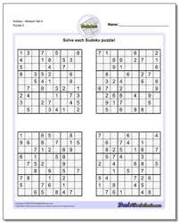 Click or tap on any sudoku puzzle link above and that puzzle will open. Sudoku Medium
