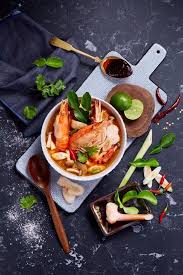 อาหารไทยโบราณ ต มยำก งน ำข น อาหาร การถ ายภาพอาหาร อาหารใต