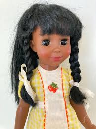 Vintage Ideal African American Tara Doll 15" Crissy Family Exc Original  Outfit