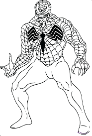 Spider man vs venom draw. Venom Coloring Pages 60 Coloring Pages Free Printable
