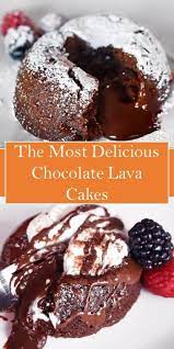 Molten Chocolate Lava Cakes Yummy Food Lava Cakes Yummy Food Dessert Lava Cake Recipes