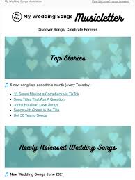 Feb 04, 2021 · roblox id february 4, 2021 by admin leave a comment this is your favorite roblox music code id, now you just need to click on copy button which is located right side of the blue color code once you click on the copy button then your ready to use in roblox. My Wedding Songs Exclusive Song Updates You Ll Love January 2021 Milled