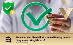 How to Verify a Licensed Money Lender Singapore | BTB Creditz