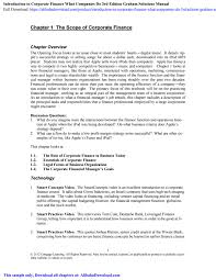 Job summary job overview successful examples resources. Introduction To Corporate Finance What Companies Do 3rd Edition Graham Solutions Manual By Magee Issuu