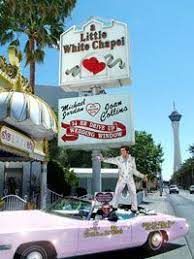 Renew Vows At The Little White Wedding Chapel And Hire An Elvis Impersonator Vegas Wedding Elvis Wedding Las Vegas Weddings