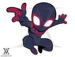 Spiderman Miles Morales Chibi Vector Clipart Instant Etsy In 2021 Chibi Miles Morales Spiderman Spiderman