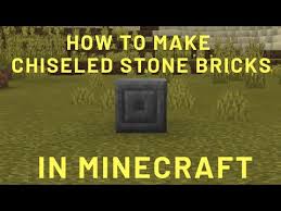 Open the crafting menu first, open your crafting table so that you have the 3x3 crafting grid that looks like this: How To Make Chiseled Stone Bricks In Minecraft In 2021 How To Make Chiseled Stone Bricks In Hindi Youtube